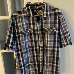 Sean John Casual Short Sleeve Button Down Men's Shirt Size 3XLarge.